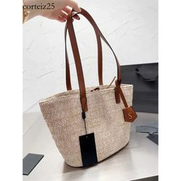 Rive Gauche Fashion Tote Basket Quality Beach Womens Gauche Raffias Bag Handbag Clutch Weave Large Shopping Designer Weekender Crossbody 9416