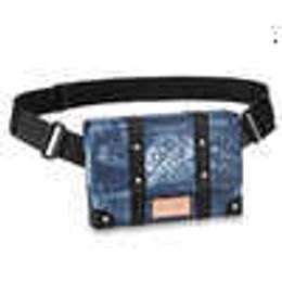 Kids Bags Luxury Brand New Men's Bag Damier Salt Trunk Checkerboard Canvas Flap Casual Waist Bag Chest Bag N50061