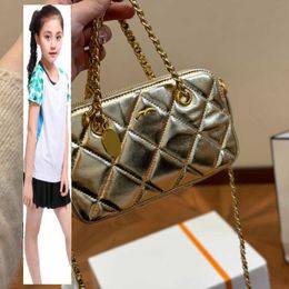 Kids Bags Luxury Brand CC Bag Womens Diamond Lattice Coin 2in1 Wallet Shoulder Bags With Gold Metal Chain Handle Hardware Matelasse Chian Crossbody Shoulder Multi Po