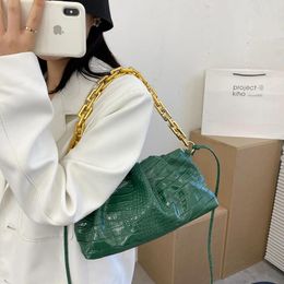 Bag Fashion PU Leather Alligator Cloud Women Chain Shoulder Crossbody Luxury Designer Purses And Handbags Sling Hand Sac