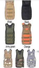 Beverage Koozie Vest Military Molle Mini Beer Cover Vest Cooler Sleeve Adjustable Shoulder Beer Cover Bar Party Decoration FWB98655338819