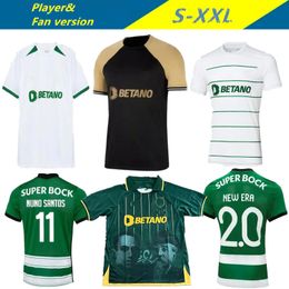 Sporting CP 24 25 Lisboa soccer jerseys 23 24 Cup Winners' Cup Vietto 2024 Sporting Clube de football shirt men special maillot jersey home blue Commemorative edition