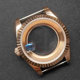 Watch Bands 36mm/39mm oyster shell NH35 PVD rose gold suitable for NH35/NH36/4R material with sapphire crystal accessories Q240430