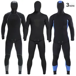 Women's Swimwear 3MMSplit Diving Suit Thickened Super Elastic Men's Cold-Proof Warm Outdoor Surfing Hooded Suits