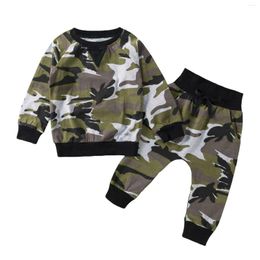 Clothing Sets Winter Outfits Tops Pants Clothes Camouflage Set Girls Boys Infant Baby Outfits&Set Dress Outfit