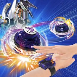 4D Beyblades Infinity Nado 3 Original Electronic Thunder Stallion and Controller Set Metal Ring Combat Gyroscope Automatic Rotation Top Childrens Toy Q240430