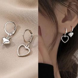 Stud Earrings Korea Fashion Irregular Heart Ear Clips For Women Without Piercing Girls Banquet Jewellery Gift