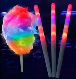 New Party Favor Colorful Party LED Light Stick Flash Glow Cotton Candy Stick Flashing Cone For Vocal Concerts Night Parties FY50315703601