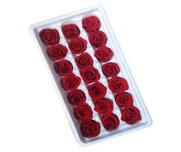 Red Pink Eternal Rose Real Preserved Roses Flower with Gift Box for Mother or Valentine039s Day Whole 21pcs per box8391296