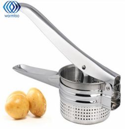 New High Quality Stainless Steel Potato Masher Ricer Fruit Vegetable For Puree Fruit Juicer Maker Press Kitchen3419318