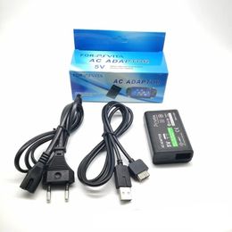 Yeni AB Fiş 5V Ana Sayfa AC Adaptör Duvar Şarj Cihazı Sony PlayStation Taşınabilir PSP 1000 2000 3000 Şarj Kablosu PSP Şarj Kablosu