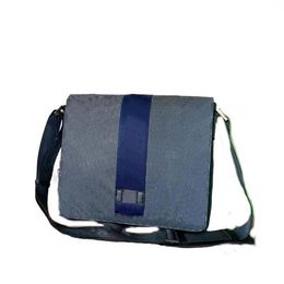 LOULS VUTT Bag Men's Genuine Leather Handbag Shoulder Print Designer Bags Contrast Color Messenger High Quality Handbags Designers Ljwx