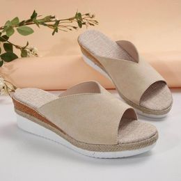 Sandals Shoes For Women Women'S Casual Wedge Lady Slippers Dressy