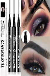 Cmaadu liquid eyebrow pencil waterproof long lasting 4 Head black coffee Grey eyebrow Enhancer tattoo pen4051401