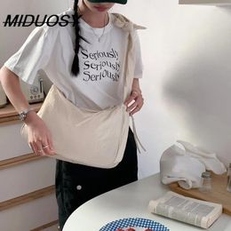 Waist Bags Korean Style Nylon Strap Stylish Bag Simple Trendy Cool Large Capacity Versatile Women's Dumpling Shoulder