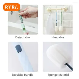 Water Bottles Cup Brush Glass Detachable 23g Ergonomic Design Sponge Innovative Easy-to-use Simple White No Stains