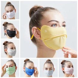 Scarves Face Shield Silk Mask Breathable Anti-UV Cover Adjustable Sunscreen Veil Summer UV Protection Cycling