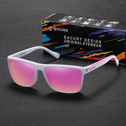 Sunglasses BACURY Original Design Square Sports For Man Women Driving Hiking Finishing UV400 Protection Sun Glasses Eyewear