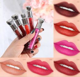 new menglang Sexy Nude Lipstick Lip Matte Liquid Lipstick Waterproof Lip Gloss Long Lasting Lipstick Makeup Maquillage7483811