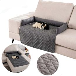 Waterproof Dog Sofa with Neck Pillow Dog Bed Mat for Small Medium Large Dogs Pet Sofa Couch Cover Dog Pet Sleeping Mat 240425