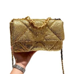 2024 new Designers Classic 19 Flap Crossbody Bags Handbags France Brand 9A Quality Quilted Matelasse Bling-bling Women Chain Shoulder Bag Totes Luxur