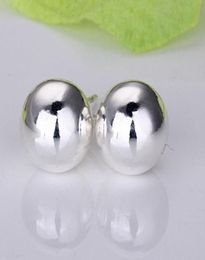 Whole lowest Christmas gift 925 Sterling Silver Fashion Earrings 10mm E877050130