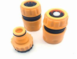 patio lawn 3pcs fast coupling adapter drip tape irrigation hose connector with 1 2 3 4 barbed garden water connector irrigatio8237729
