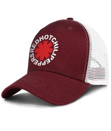 Red Chili Peppers RHCP Adjustable Trucker Cap Fashion Baseball Hat Vintage Dad Ball Caps for Men Women Bravado Asterwrist Grap6716776