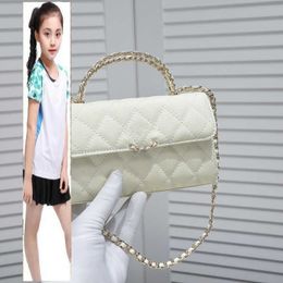 Kids Bags Luxury Brand CC Bag Ladies White Phone Card Holder Long Wallet Bags With Top Cross Metal Handle Totes Large Capacity Makeup Cosmetic Case Gold SNAP GHW Crossb