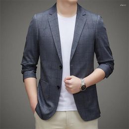 Men's Suits 2024 Spring And Autumn Thin Casual Korean Edition Small Suit Youth Light Business Versatile Trendy Coat Top