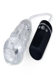 Electric Man Blowjob Oral Aircraft Cup USB Charging Vibrating Mouth Masturbator Male Penis Massage Exerciser Mastubation Cup A3 S17054650