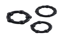 NEW 3 Triple rubber Penis cock Ring Impotence erection Erection Sexy Aid Toy kit R5915542995