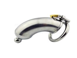 304 Steel Stainless Cage With Lock Device Catheter Sound Cock Cage Penis Ring Adult Game Sex Toys For Men Y181103027173499