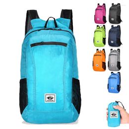 Backpack 20L Lightweight Portable Foldable Waterproof Folding Bag Ultralight Outdoor Pack For Women Men Travel Hiking Backpacks