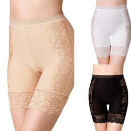 Women's Panties Women Lace Slip Shorts High Waist Tummy-Control Slimming Underwear Safety Pant