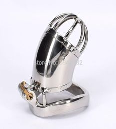 Belt Stainless Steel Bondage Sex Toys Metal Cock Cage For Men Gay Adult SM Sex Product5669402