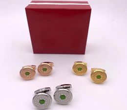 Cuff Jewellery Crystal Luxury CuffLink Wedding Groom Gift shirt Sleeve Buttons French famous Cufflinks for Men9008893