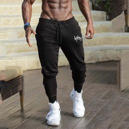Mens Pants Fitness Skinny Trousers Spring Elastic Bodybuilding Pant Workout Track Bottom Men Joggers Sweatpants 240422