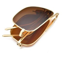 Nianzhen Pure Titanium Polarised Sunglasses Ultralight Folding Square Sun Glasses for Men High Quality Male Shades 11916317971
