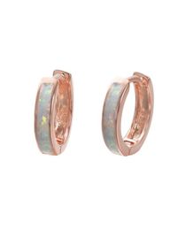 Yoursfs 2 PairsSet Opal Hoop Earrings Fashion Women Gold Plated 18K Unique Design Anniversary Holiday Birthday Gift7873234