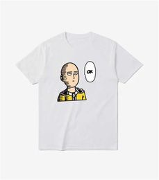 Men's T-shirt One Punch Man Anime Print High-quality new fashion men and women trend Japanese anime casual loose O-neck TEE