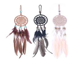 DreamCatcher Weaving Lace Dream Catcher Girlish Heart Retro Dream Feather Door Ornaments Pendant Wall Hanging Decoration9606825