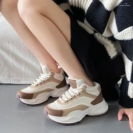 Casual Shoes Female Sneakers With Plush High Top Sports Height Increasing Zapatos Para Mujeres Platform