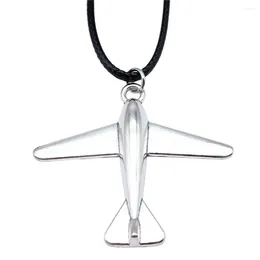 Pendant Necklaces 1pcs Aeroplane Charms Choker Accesories Vintage Jewellery In Chain Length 45 4cm