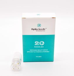 Hydra Needle 20 pins Micro Needle Titanium Tips Bottle Meso Derma Rolling Antiaging Titanium Tips Bottle Needle Mesothera2527748