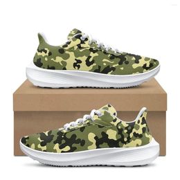 Casual Shoes INSTANTARTS Camouflage Design Breathable Running For Men Women Comfortable Classic Tenis Femenino Gifts