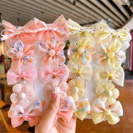 Hair Accessories Princess Simple And Delicate Fabric Children's Hairpin Lovely Clip Essential Duckbill