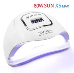 SUN X5 Max UV LED Lamp For Nails Dryer 80W54W45W Ice Lamp For Manicure Gel Nail Drying Gel Varnish7928823