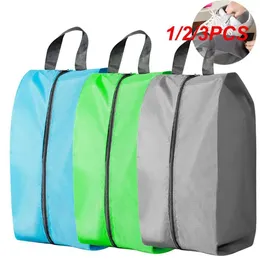 Storage Bags 1/2/3PCS Shoe Organiser Bag Waterproof Nylon Fabric With Sturdy Zipper For Travelling Portable Hanging Kids