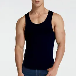 Men's Tank Tops Ice Silk Vest Fitness Narrow Shoulder Running Sports Seamless Quick Drying Inside And Outside Wear Summer Shirt Packs